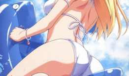 动漫美女穿泳衣,动漫美女魅力四射